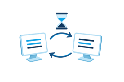 Repetitive copy-paste between screens with hourglass